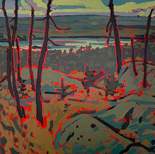 Above Flat Lake Late Summer