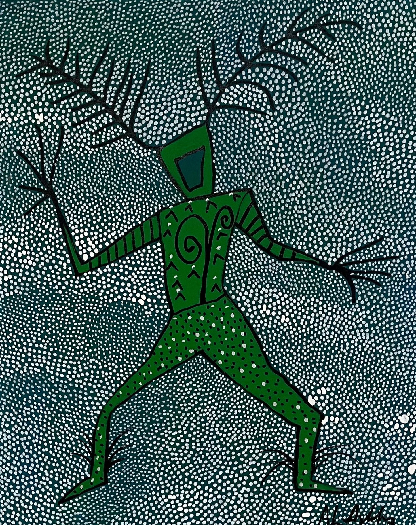Green Thunder Man