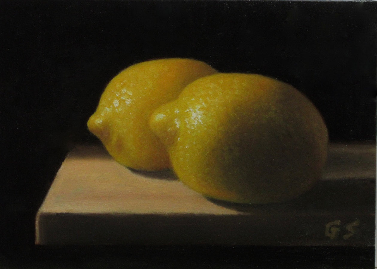 Lemons On Shelf