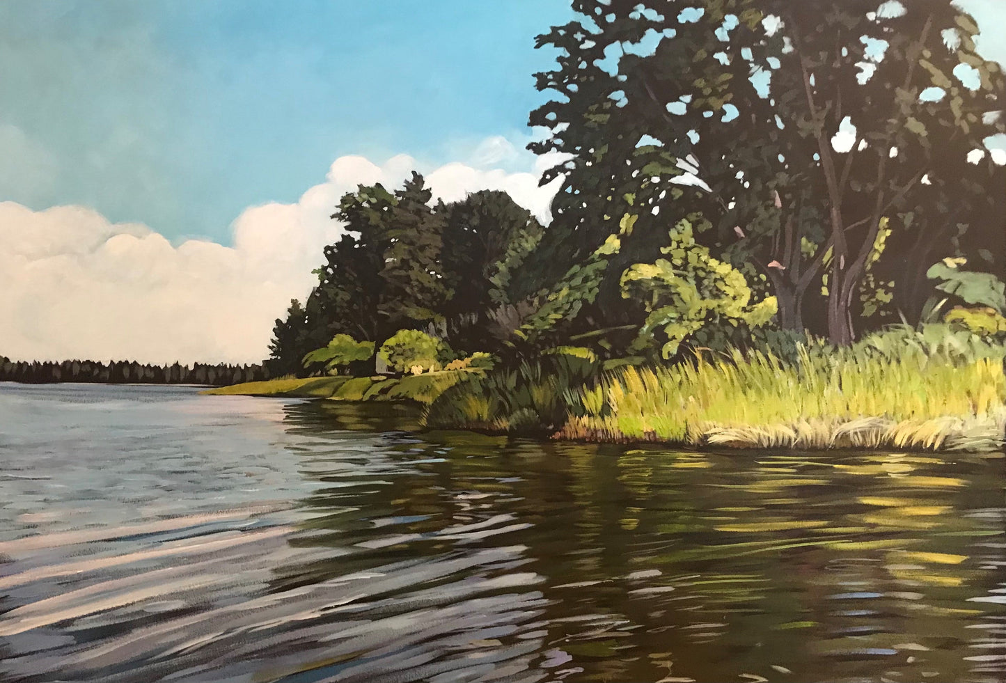 Petite Riviere Near the Ocean