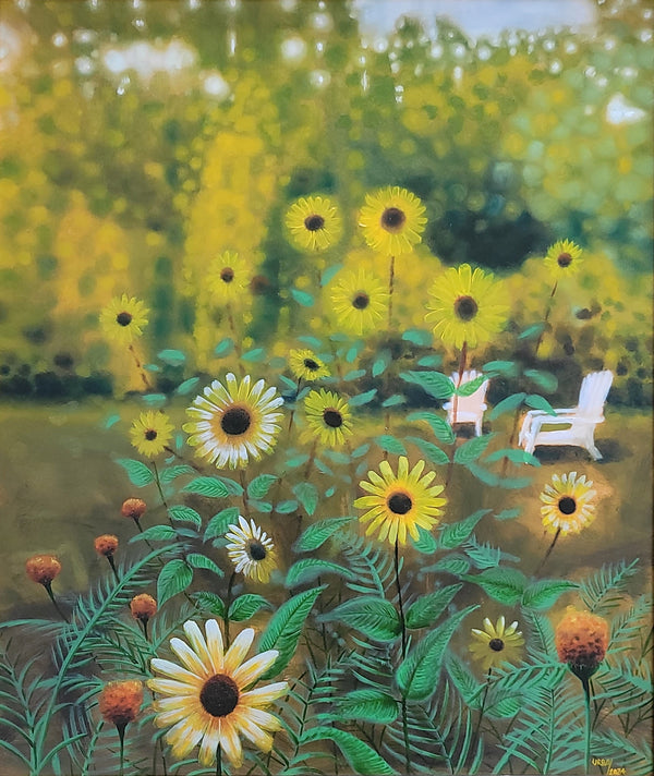 Backyard with Chairs