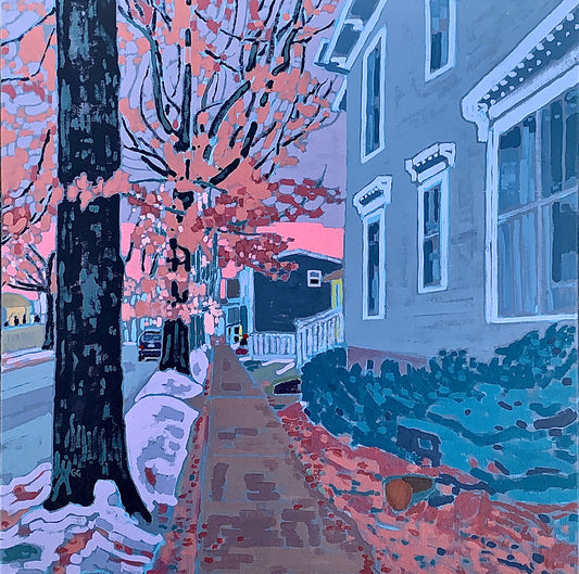 Winter Oak Street
