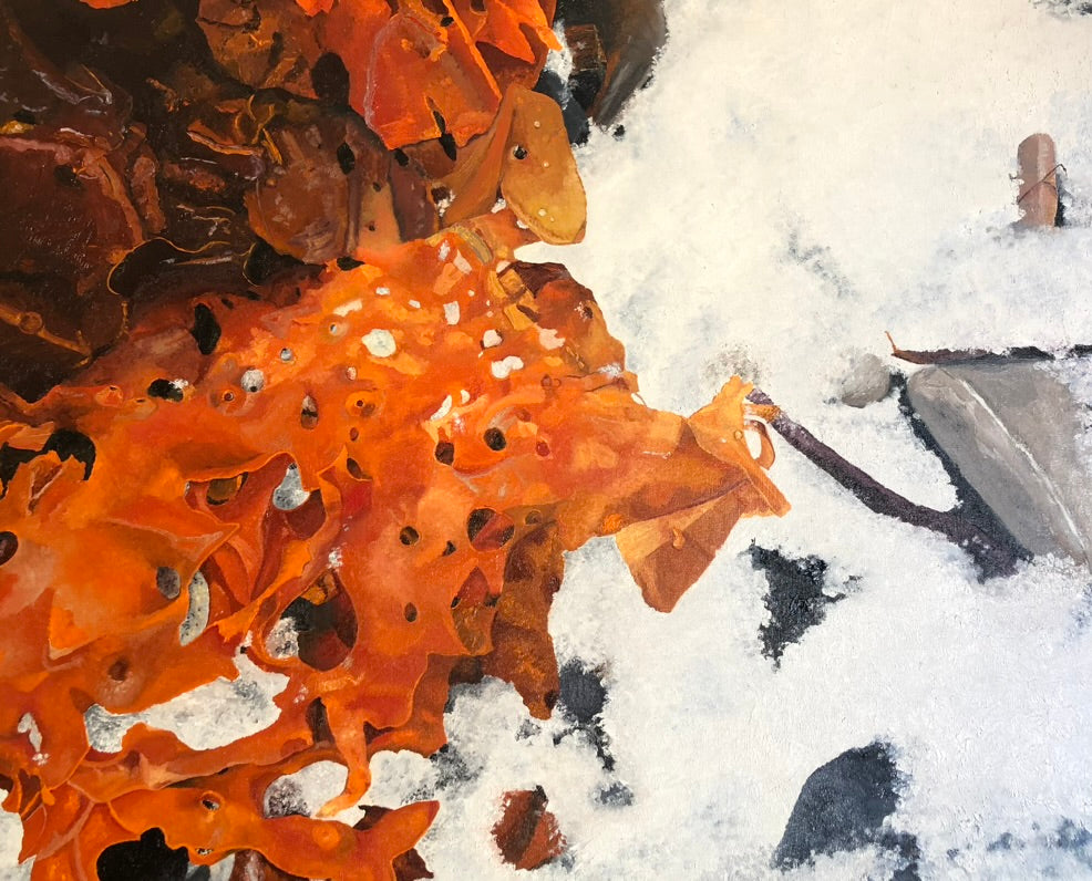 Orange and White
