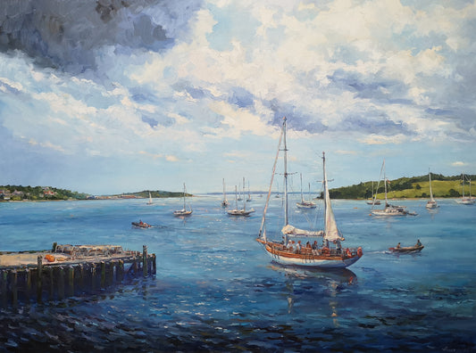 Morning Sun on the Lunenburg Bay #1