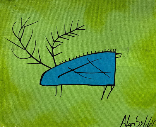 Blue Caribou #2 Green Series