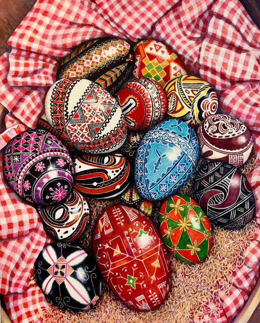 Pysanky Nestled in Tradition
