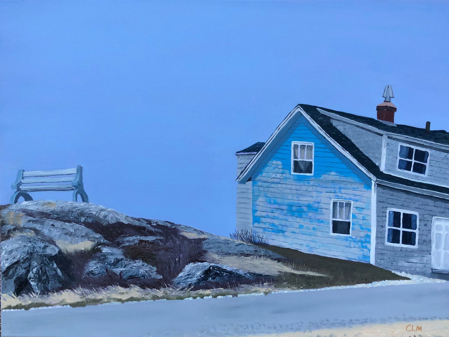 Blue at Peggy's Cove