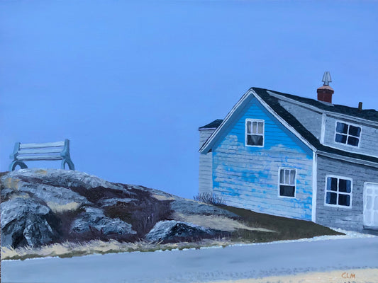 Blue at Peggy's Cove