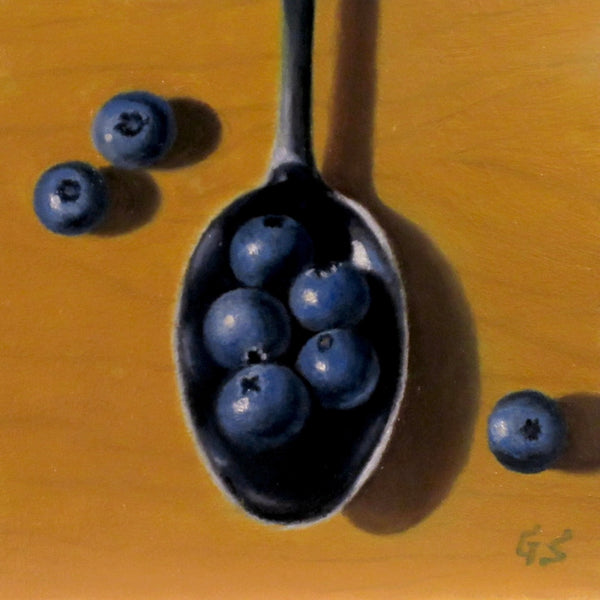 Blueberries and Spoon 2