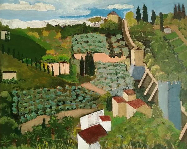 View Outside the Wall of Florence, Italy