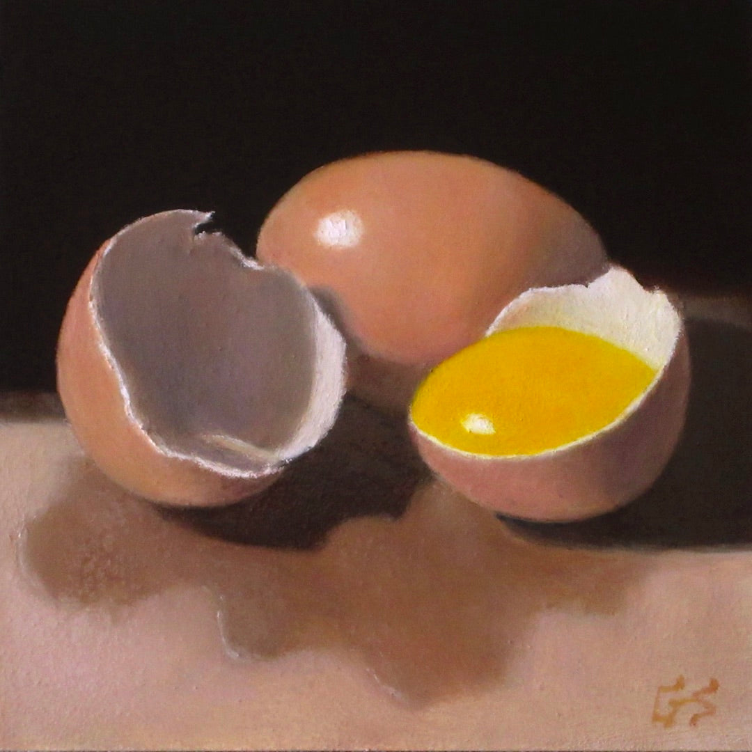 Brown Eggs and Yolk