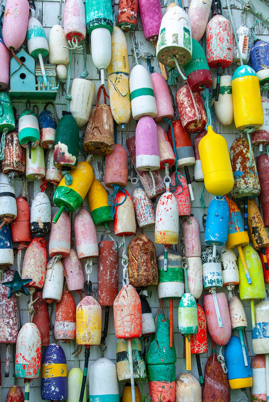 Buoys and a Bird House