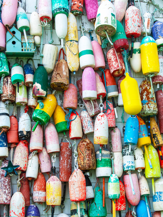 Buoys and a Bird House