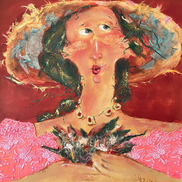 Girl With a Straw Hat