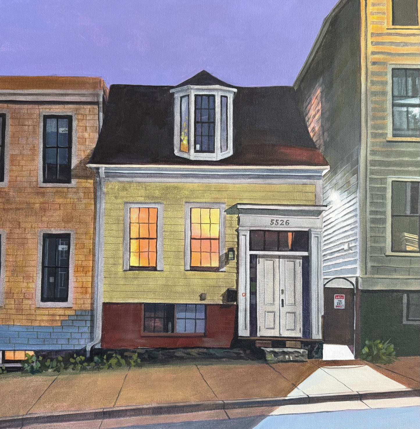 A quiet Night on Falkland St.