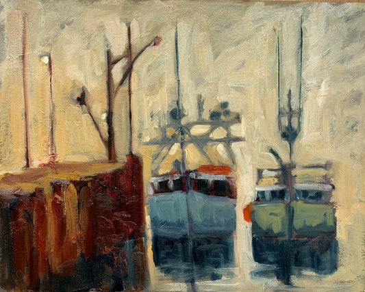Boats in the Fog