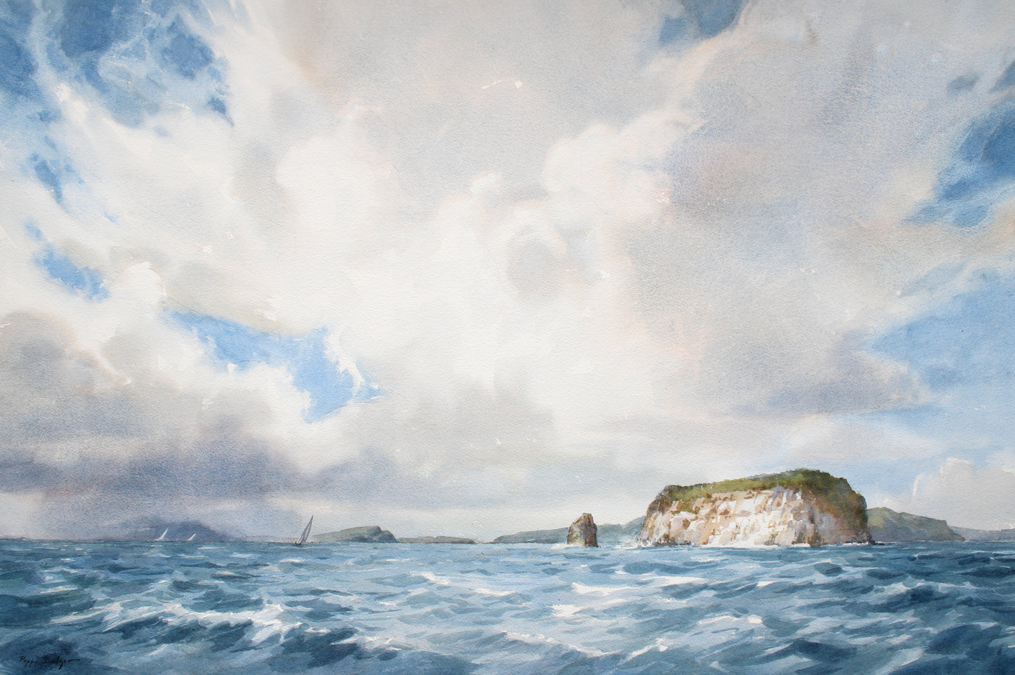 Passing Green Island