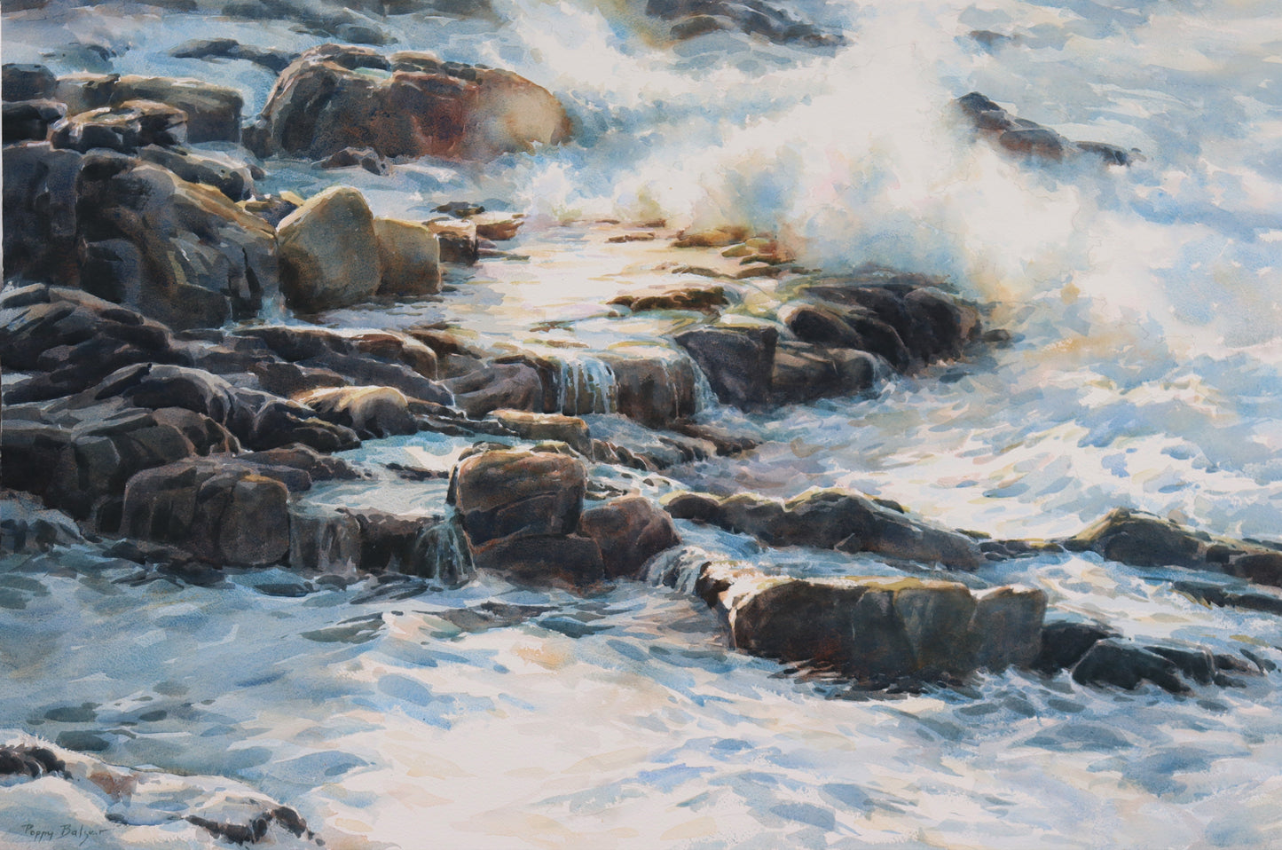 Light Washes Over the Tidal Pools
