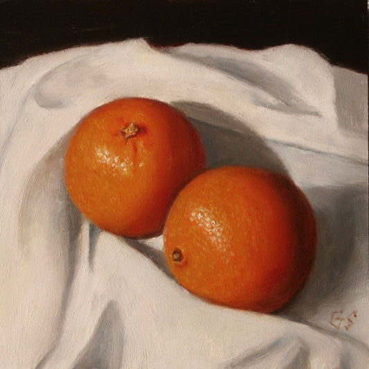 Oranges on Cloth 4