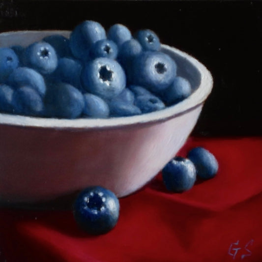 Blueberries and Bowl 2