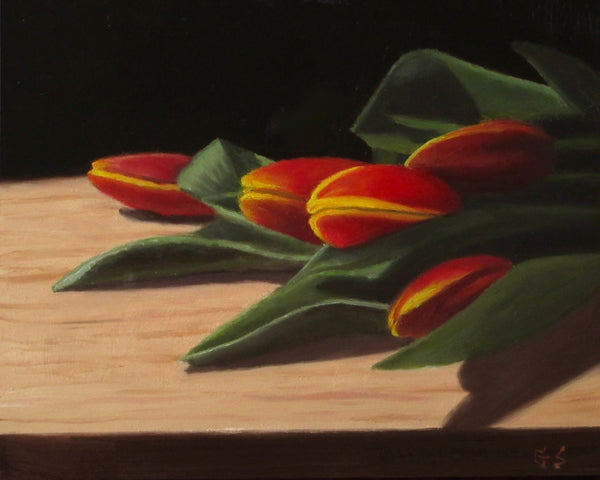 Five Tulips