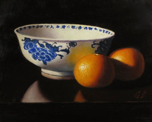 Bowl with Two Oranges
