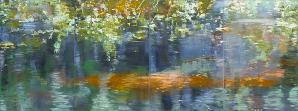 Sunlit River (Diptych)