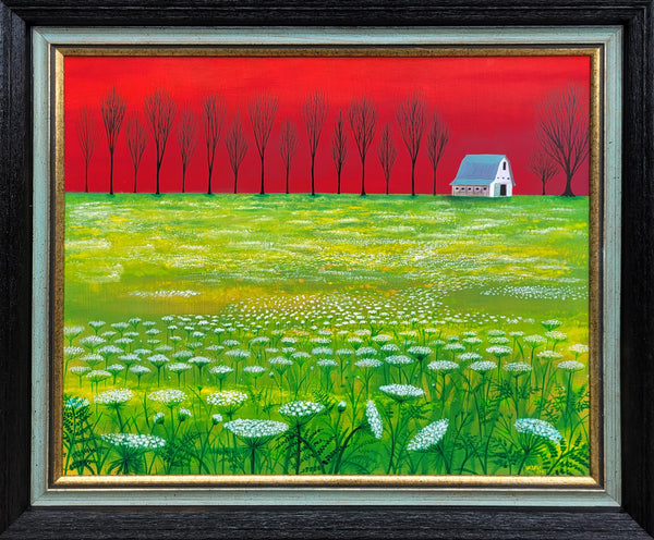 Landscape with Red Sky