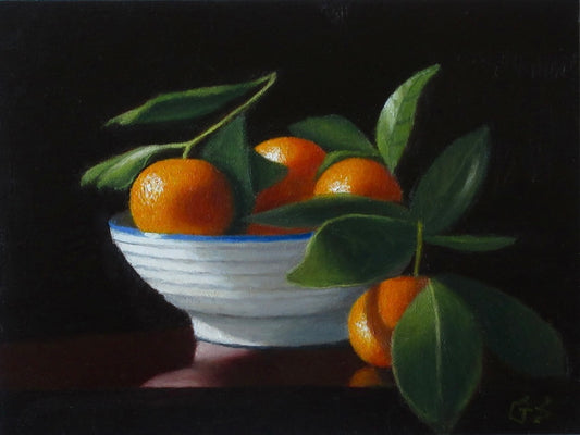 White Bowl and Clementines