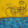 Moose in Yellow Light Series #3