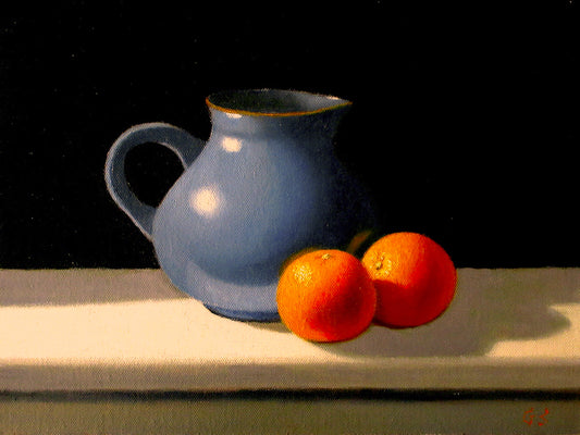 Pitcher with Oranges