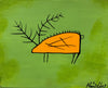 Yellow Caribou #1 Green Series