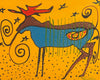 Petroglyph in Yellow Light Series # 1